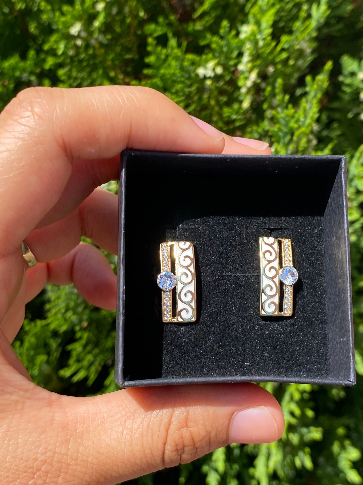 Aretes para vestido de fiesta