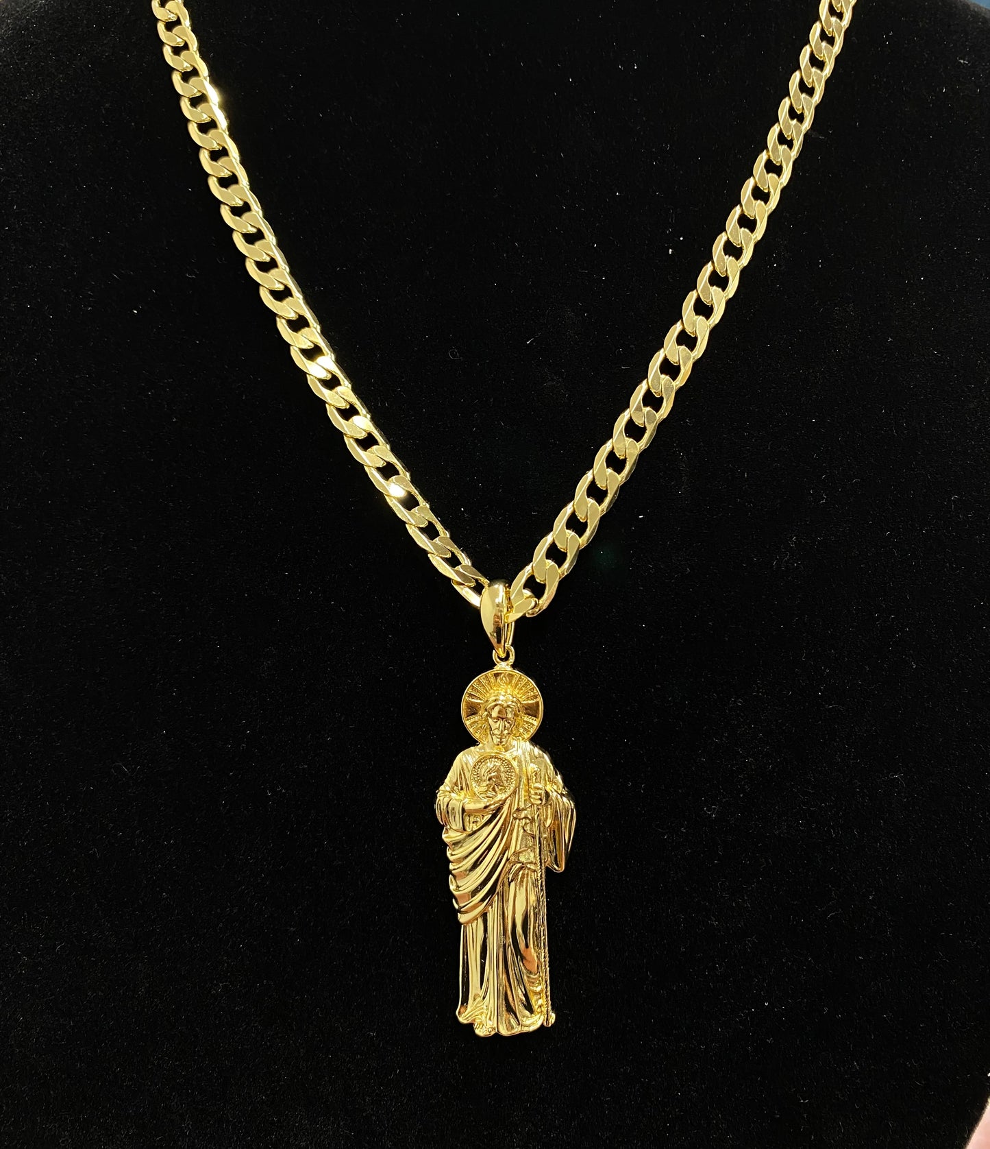 Plain Cuban Necklace With Any Stunning Pendant