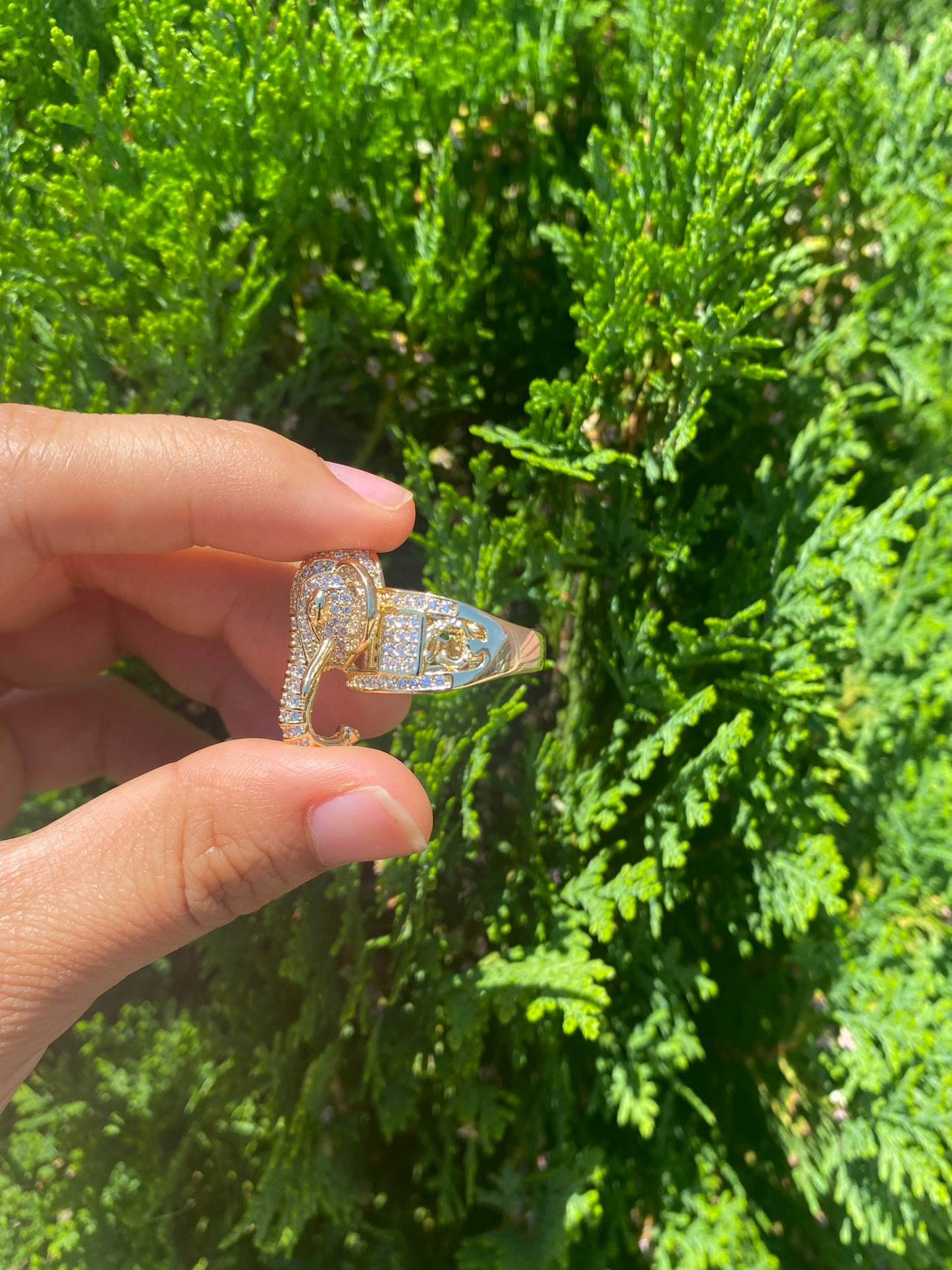 Elefante anillo