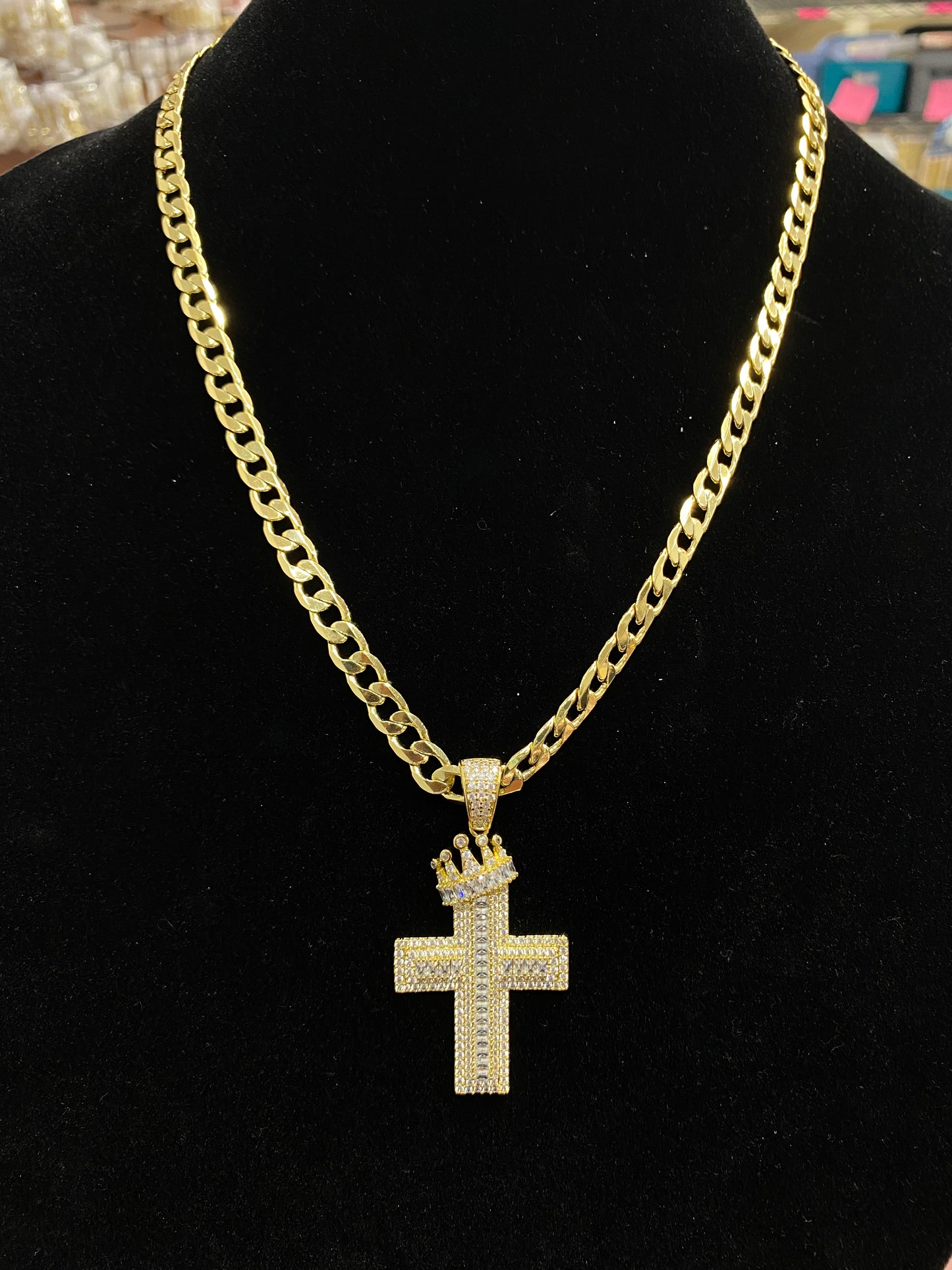 Plain Cuban Necklace With Any Stunning Pendant