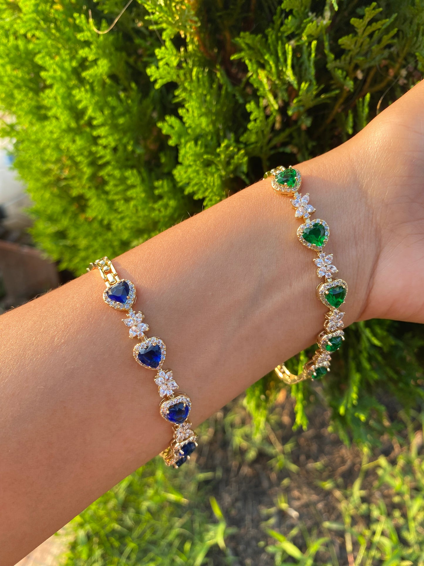 Heart bracelet ajustable up to 17-19