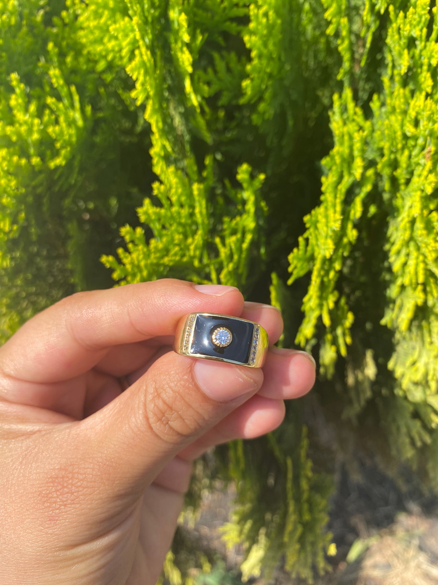 Black ring men's